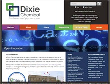 Tablet Screenshot of dixiechemical.com